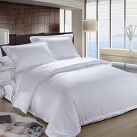 Five-star hotel four-piece set 80-count long-staple cotton bedding, pure cotton all-cotton bed sheets and duvet covers specially designed for hotels and homestays thumbnail 2