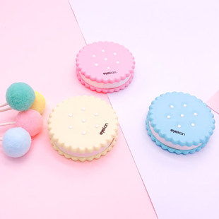 美瞳盒子小巧可爱便携多副装透明隐形眼镜盒自动清洗器收纳盒子zy