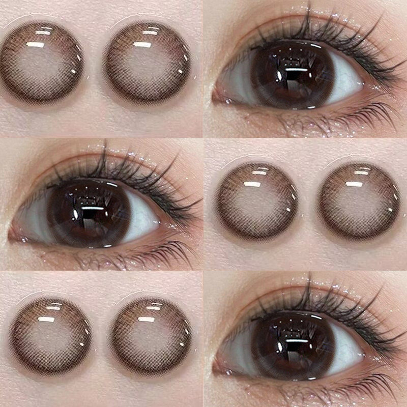 可可蜜糖美瞳半年抛棕色自然素颜大直径隐形眼镜年抛WF官方正品TN