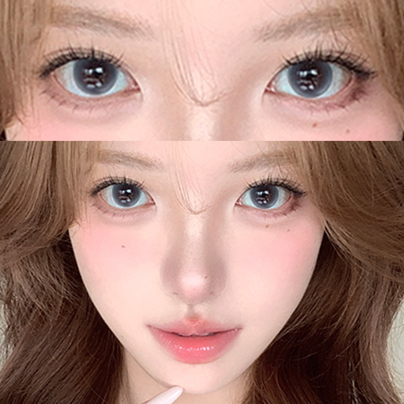 精灵海美瞳日抛30片小直径蓝色微混血一次性隐形眼镜正品官网9xx