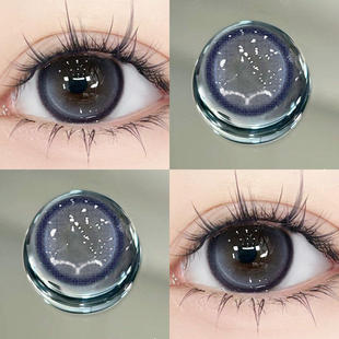 蓝调时刻蓝色美瞳日抛30片大直径混血一次性隐形眼镜WF官方正品