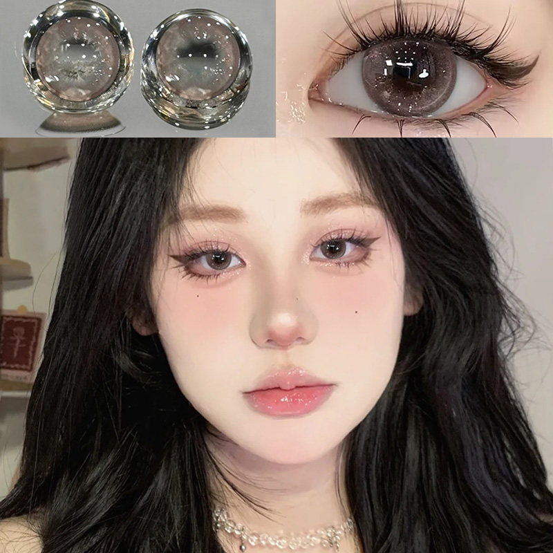 晚霞金碎棕美瞳2片装半年抛甜妹日常清透官网隐形眼镜学生党EJLK,隐形眼镜/护理液,彩色隐形眼镜,淘宝优惠券,粉丝福利购,淘宝优惠卷