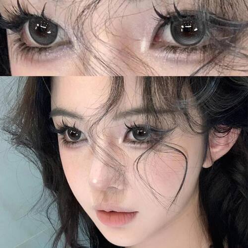 业余专家灰色美瞳日抛10片装隐形眼镜混血一次抛大直径旗舰店EJLK