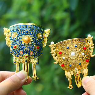 金瓯永固杯金属冰箱贴AR 西安南京北京故宫博物院文物文创纪念品