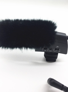 适合森海塞尔老款MHE400录音人造毛防风罩老款MKE400话筒防风毛罩