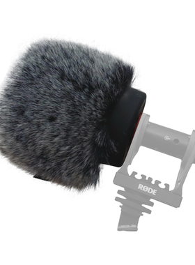 适用VIDEOMIC GO II室外麦克风防风罩适合罗德小话筒毛毛套