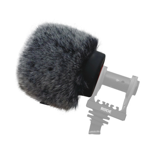 适用VIDEOMIC GO II室外麦克风防风罩适合罗德小话筒毛毛套
