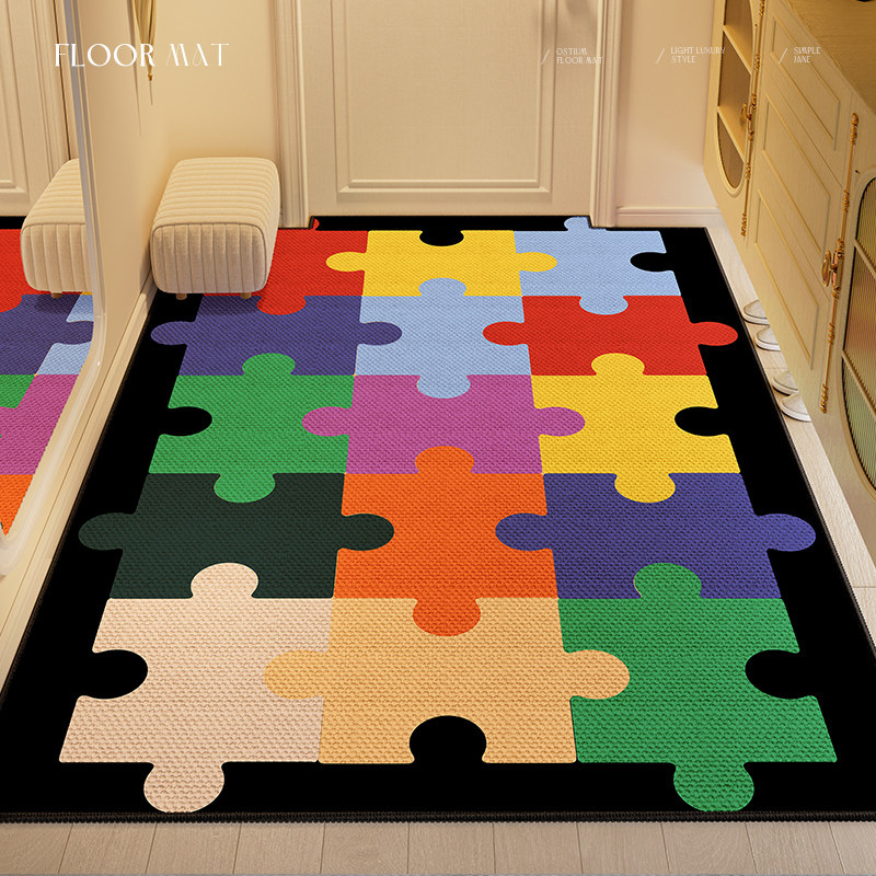 门口入户脚踏地垫子2024新款进门地毯门垫防脱丝防位移入户门地垫,居家布艺,入户地垫,淘宝优惠券,粉丝福利购,淘宝优惠卷