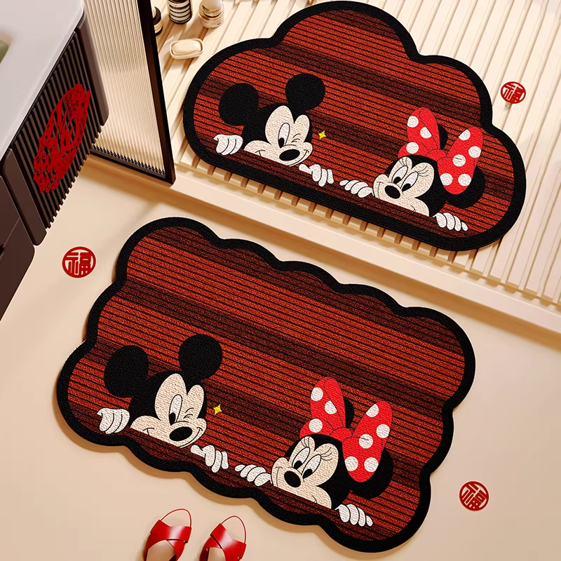 卡通喜庆浴室地垫硅藻泥家用厕所吸水防滑垫加厚地毯卫生间脚垫子,居家布艺,家用脚垫,淘宝优惠券,粉丝福利购,淘宝优惠卷