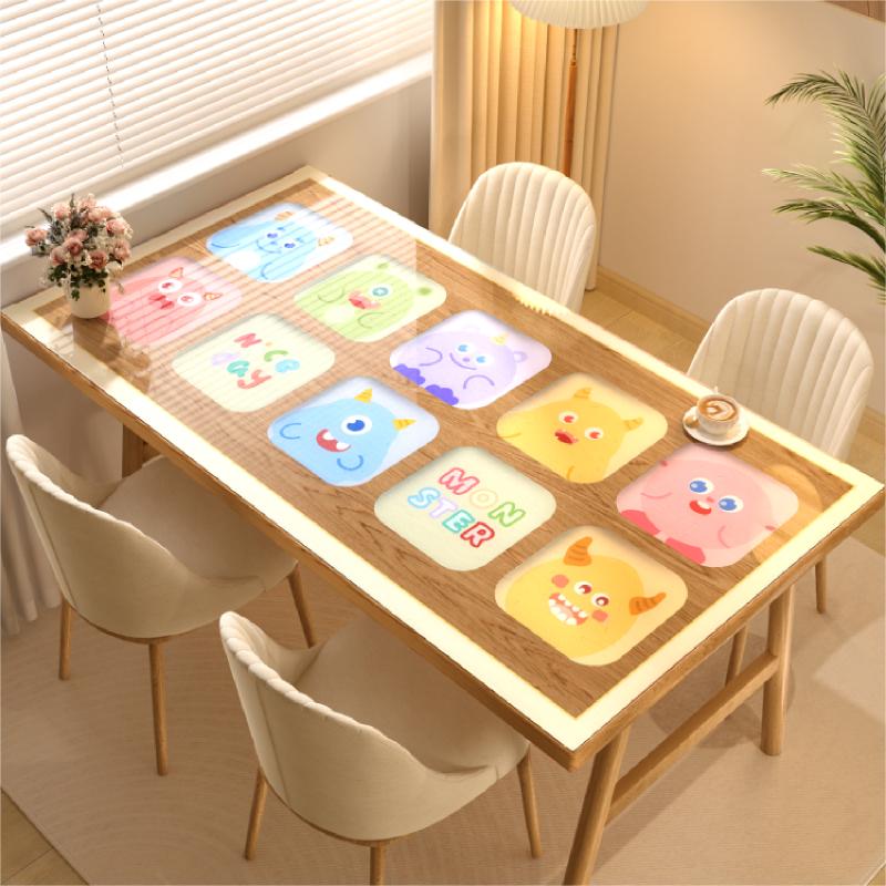 餐桌垫保护垫防水防油防烫免洗桌面垫无毒轻奢高级茶几桌垫软玻璃