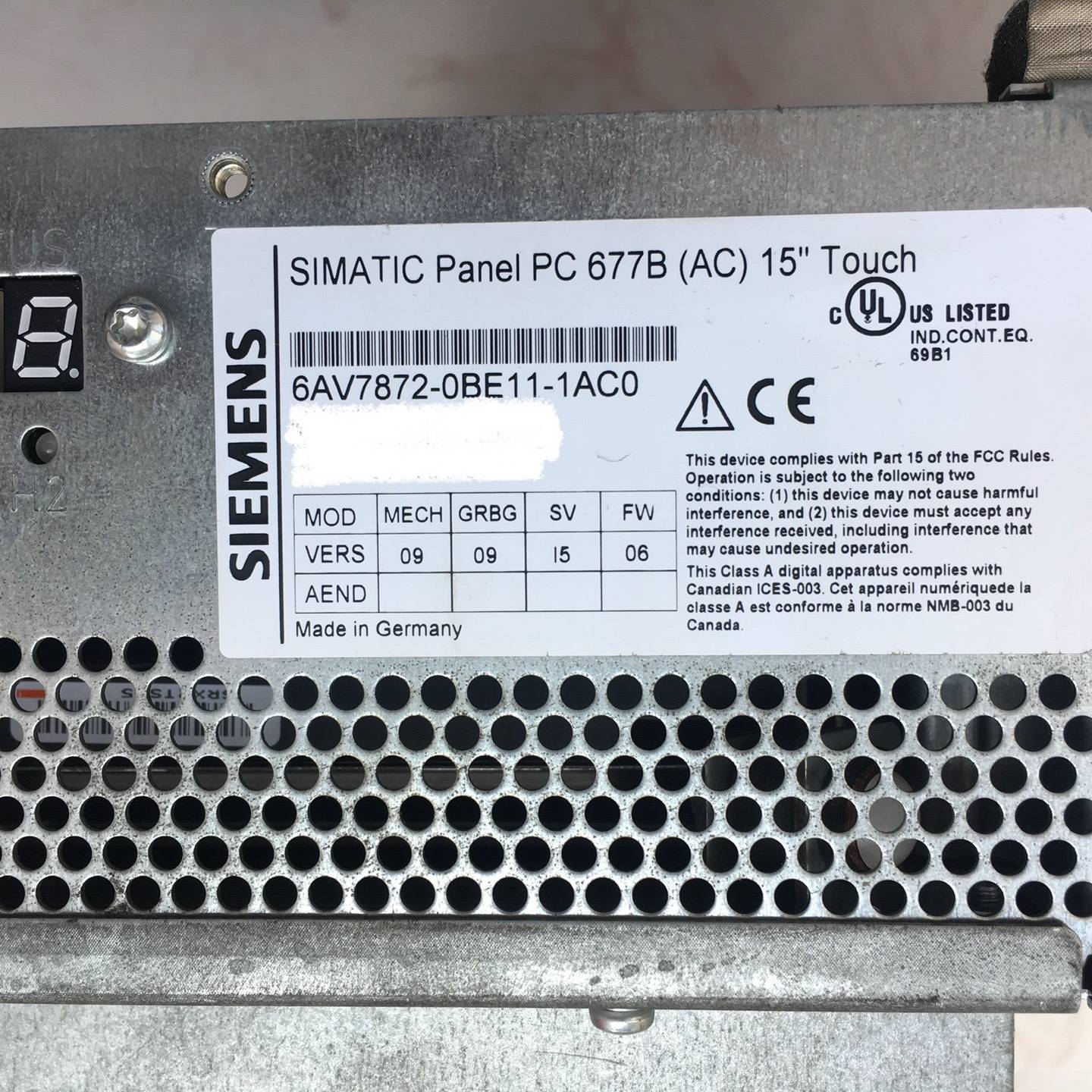 议价6AV7872-0BE11-1AC0 Panel PC适用