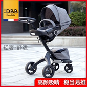 英国婴儿车高景观推车双向可坐可趟宝宝车避震折叠douxbebe多宝贝