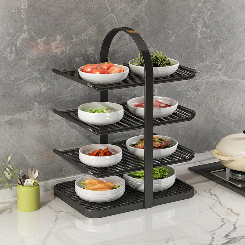 厨房备菜置物架多层配菜盘家用多功能收纳架放菜备餐备菜架子家用,厨房/烹饪用具,碗架,淘宝优惠券,粉丝福利购,淘宝优惠卷