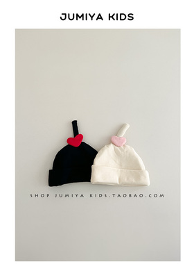 ins韩风婴儿帽子春秋款新生儿男女可爱超萌0-1岁啾啾帽新生胎帽棉