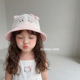 可爱KT猫 儿童渔夫帽遮阳网面透气防晒帽女孩女宝宝帽子盆帽 夏季