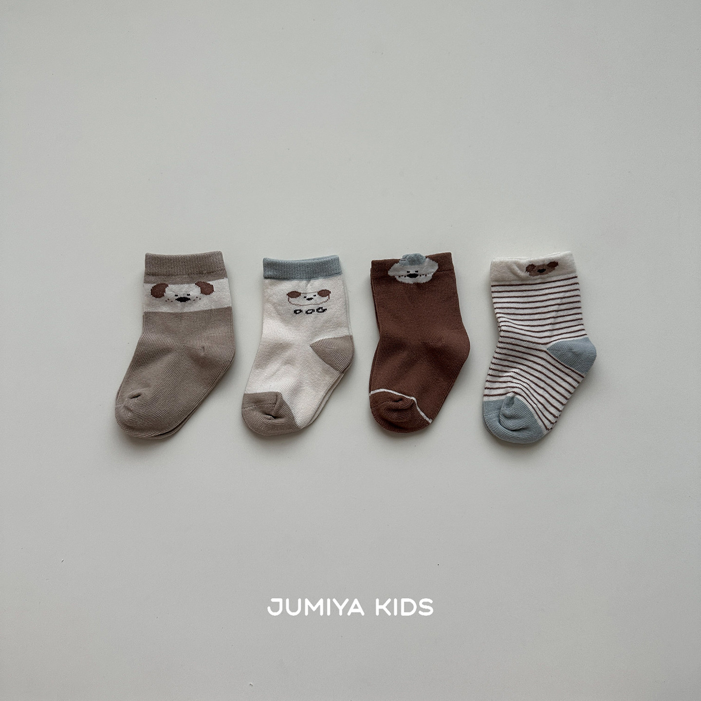 4双可爱宝宝袜子图案韩版ins