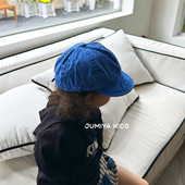 韩国婴儿鸭舌帽纯色ins春秋外出遮阳软檐水洗百搭1 3岁宝宝帽子潮