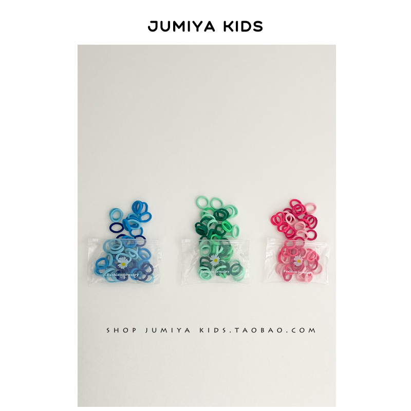 高弹力橡皮筋50根装不伤头发