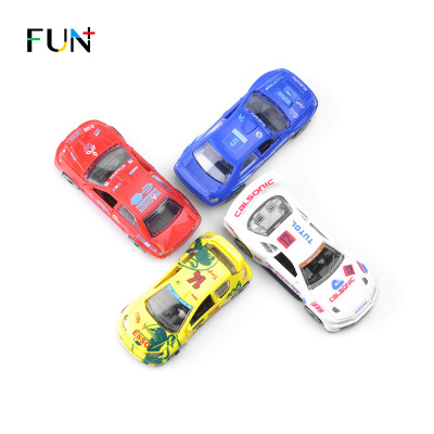 WRC拉力赛车4款1套 4D拼装1:72汽车模型仿真内构场景摆件玩具礼品