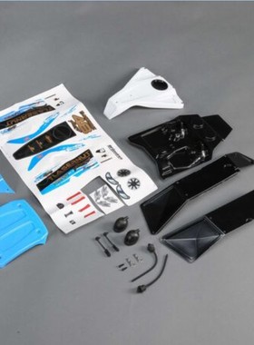 LOSI LASERNUT U4 原厂喷涂车壳 黑色 蓝色 不带装饰片 1/10原厂