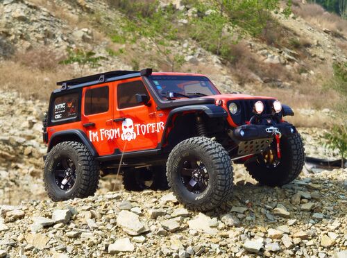 RC攀爬车 SCX10牧马人1/10中国顶火 车贴  jeep 活彻底 放肆 贴纸