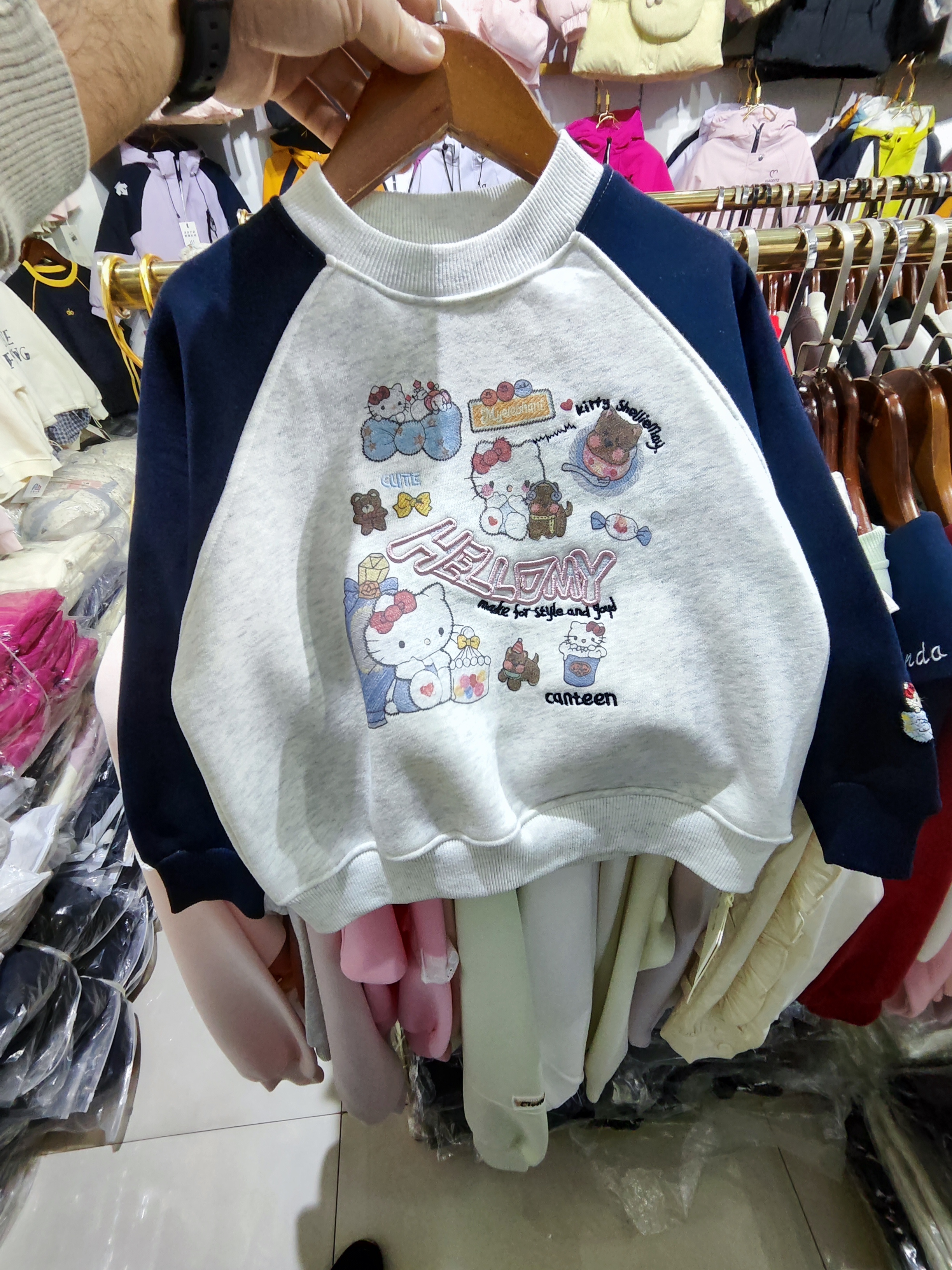 女童加绒卫衣宽松一体绒2025秋冬新款童装中大童儿童内搭外套上衣