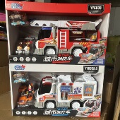 新款 惯性仿真救护车消防车多功能交通工具玩具车男孩玩具节日礼物