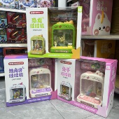 新款 抓娃娃机家用儿童玩具夹公仔小型扭蛋机游艺男孩女孩节日礼物