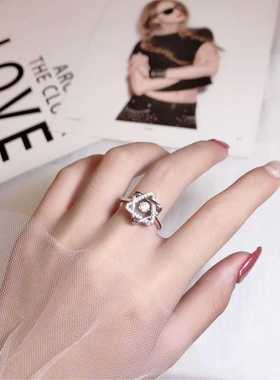 六芒星活扣开口百搭日韩风尾戒