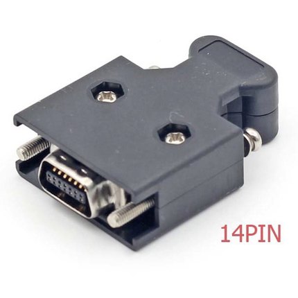MDR SCSI14P SM14J连接器 西门子伺服驱动器侧插头 6FX2003-0SB14