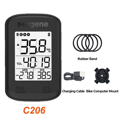 Magene C206 GPS Bicycle Computer Speedometer Wireless Waterp