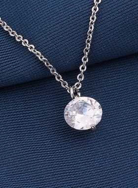 欧美饰品百搭锆石锁骨链实拍厂