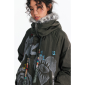 棉服派克男女外套 编织抽绳长款 1997邮政局 冒险家 药九玖柒