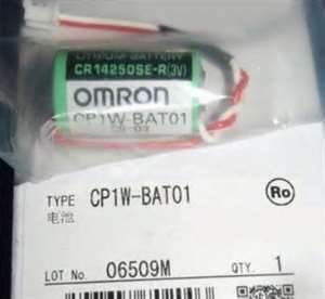 。原装OMRON欧姆龙 CP1W-BAT01 PLC lithium battery CP1E专用 全