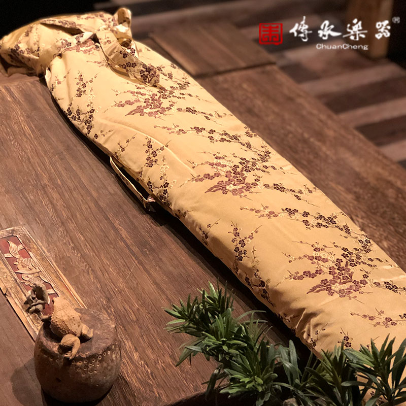 传承牌古筝套防尘罩古琴包轻便可背可拎便携加厚纯棉贡缎绣花包邮