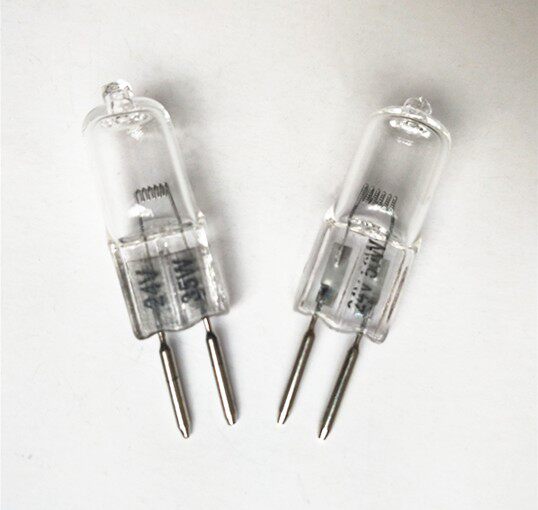 机床照明卤素插针泡G5.3 24V36V20W35W50W卤钨灯插脚灯泡暖光低压
