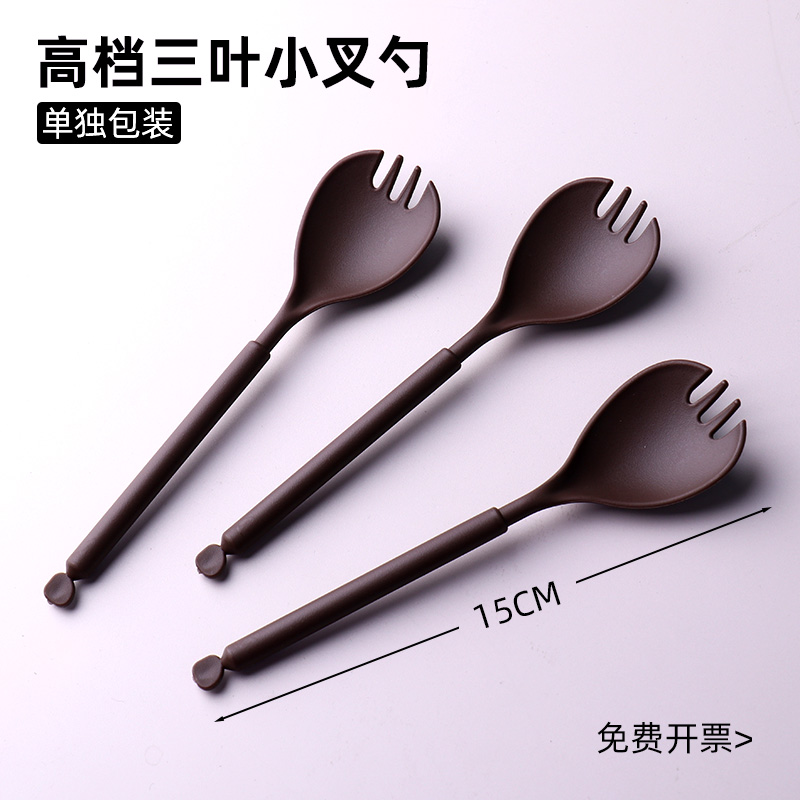 高档一次性蛋糕水果捞沙拉叉勺