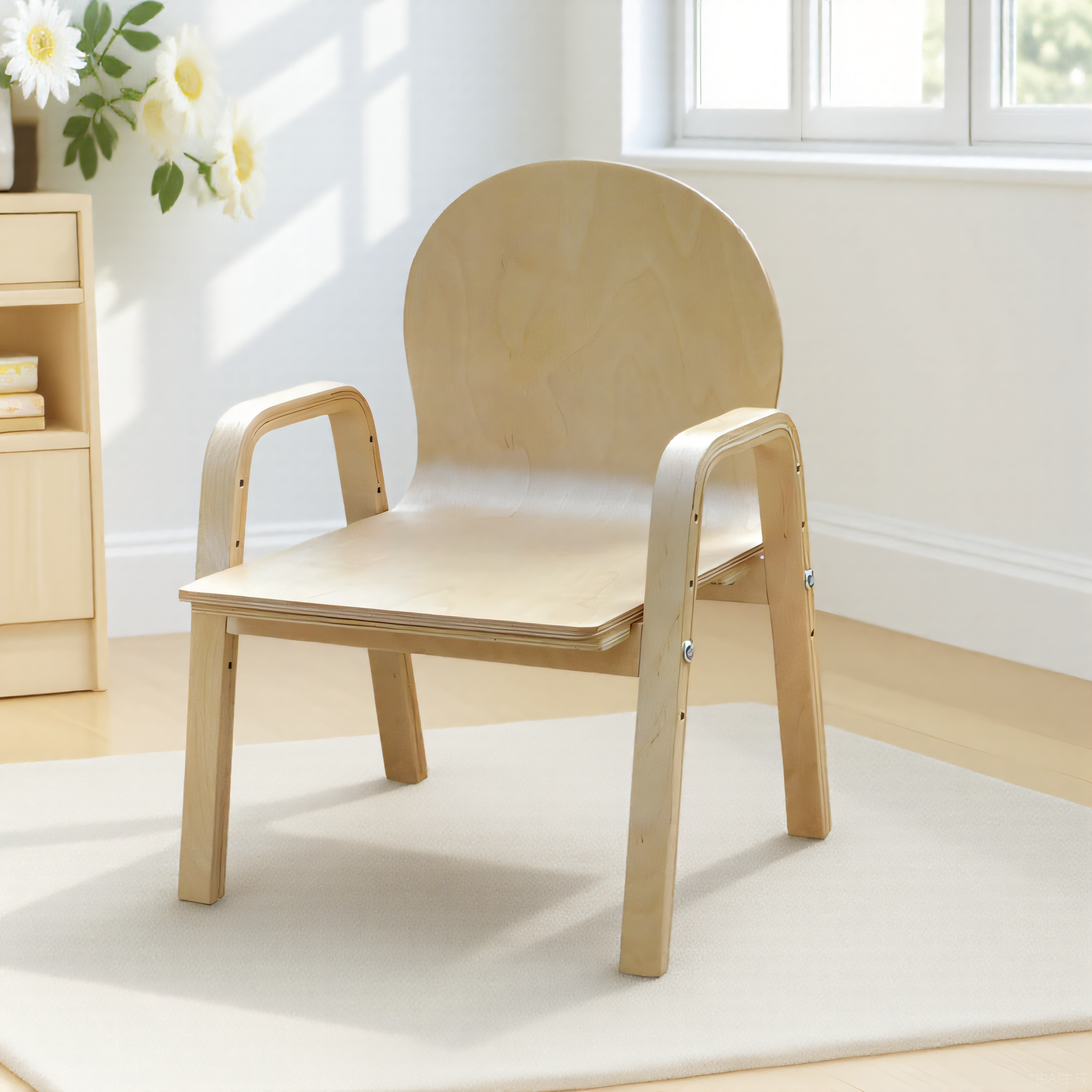可升降儿童实木座椅幼儿园宝宝小板凳学生椅宝宝椅子调节靠背椅