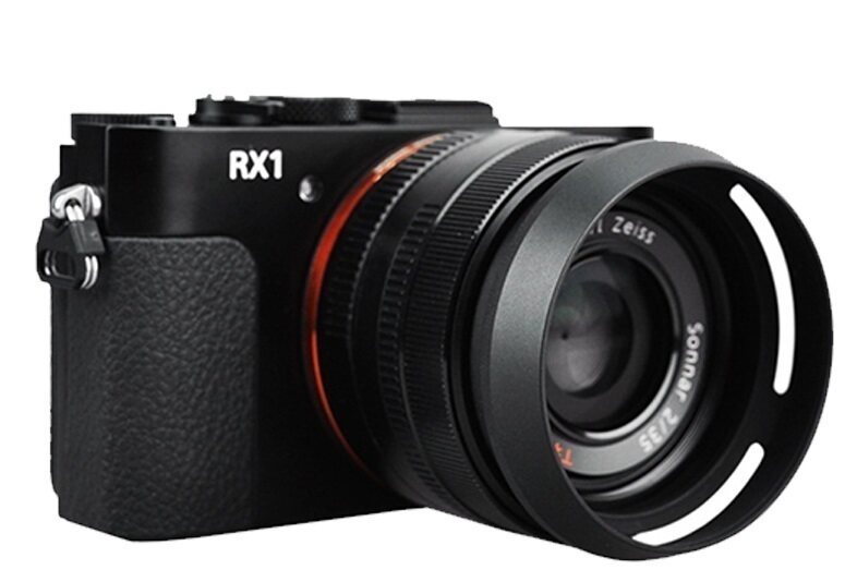 号歌适配Sony索尼RX1/rx1r/rx1r II/rx1R2/M2E卡口镜头金属遮光罩