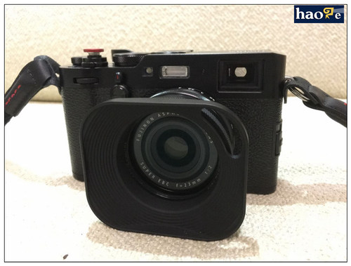 号歌 富士X100F X70 X100S X100T遮光罩 金属方形 配 UV镜转接环