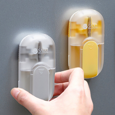 【可调夹药】日本磁吸切药器一分二四剪药神器便携药物分割储药盒