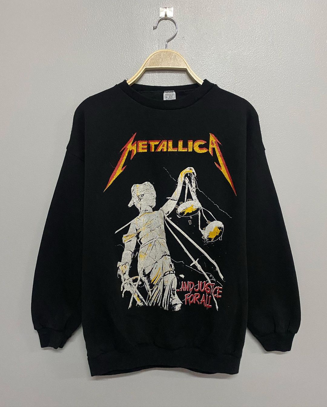 美国潮牌卫衣metallica乐队长袖