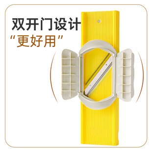 黄龙江适用双开门护手器切菜防切手切片擦丝护手工具擦不伤手安全