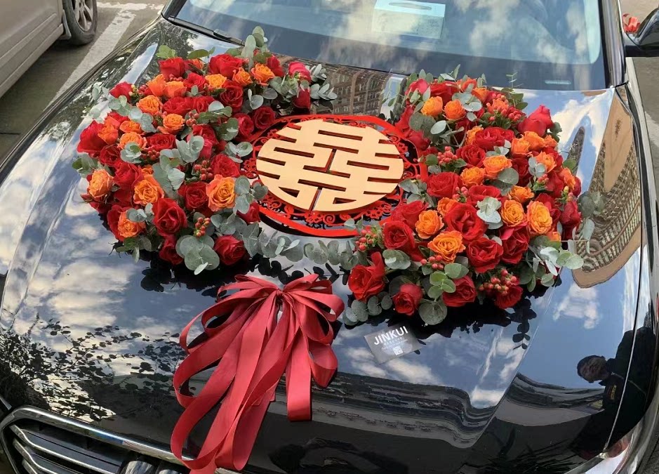 晋江石狮泉州花店婚车