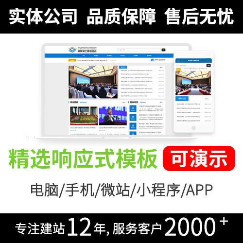深圳响应式网站制作 适应不同终端浏览 互联网模板R098