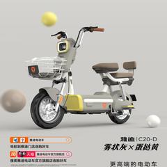 雅迪电动车C20-D新款大电池长续航智能NFC刷卡时尚男女电动自行车