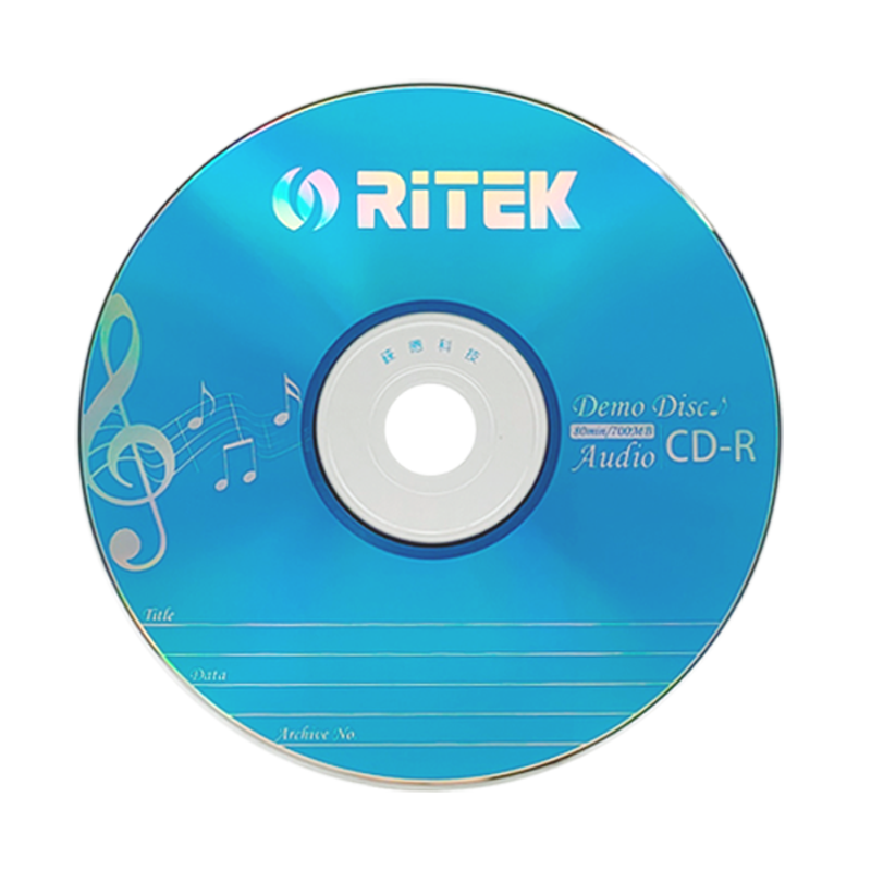 铼德(RITEK) Demo音乐盘 Audio音乐盘CD-R 700M 车载光盘刻录光盘/空白光盘/光碟/刻录盘光盘cd