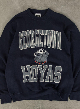 Autismss宝藏屋Georgetown Hoyas basketball sweatshirt圆领卫衣