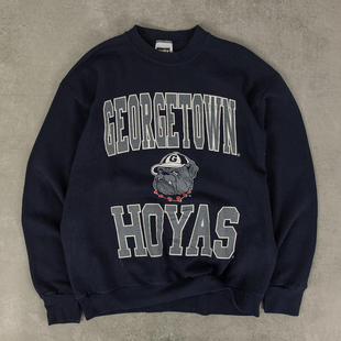 Autismss宝藏屋Georgetown Hoyas basketball sweatshirt圆领卫衣