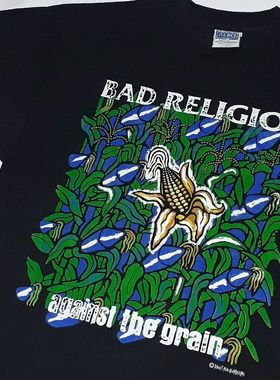 Autismss宝藏屋美式复古vintgae短袖T恤情侣装涂鸦梵高油画风半袖